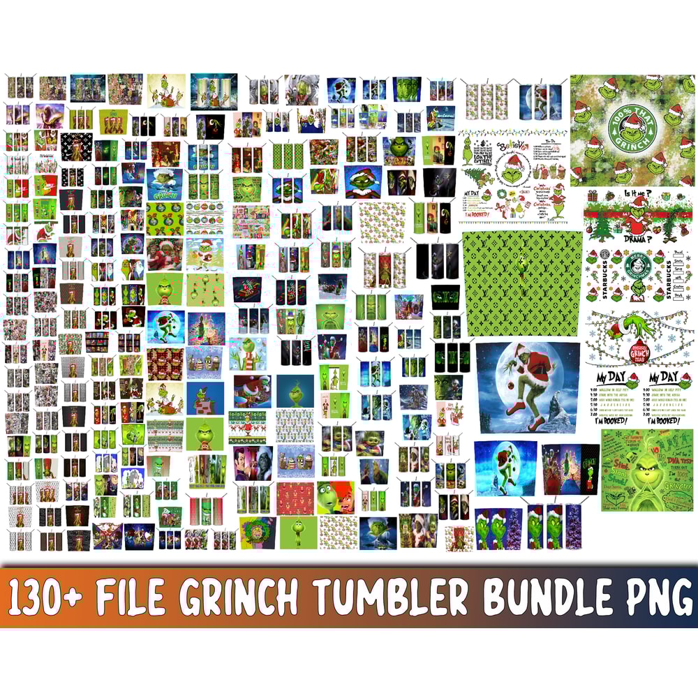 130+ file Grinch tumbler bundle PNG.jpg