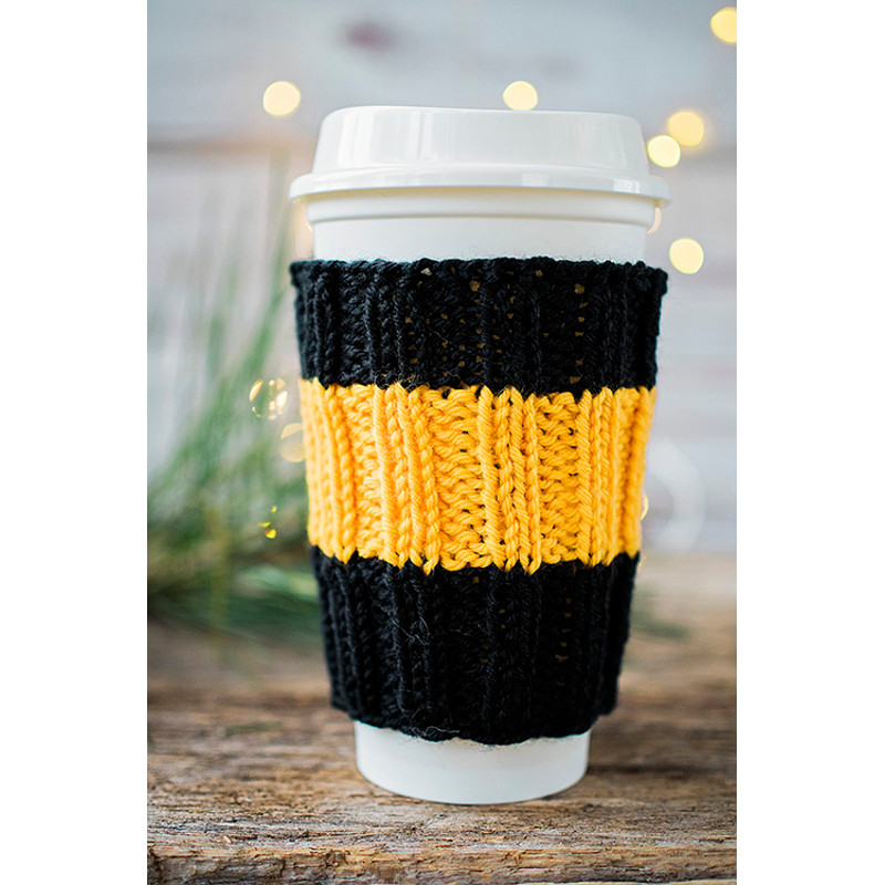 Harry Potter Coffee cup holder Gryffindor Coffee cup holder Harry Potter gifts Hand knit Coffee cup holder