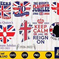jubilee svg bundle, queen_s platinum jubilee svg, jubilee ,queen elizabeth ii platinum, digital download