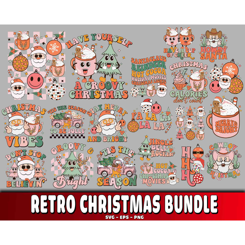 Retro christmas bundle 11 SVG.jpg