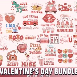 retro valentines day svg ,messy, t-rex , car , love, teeddy valentines day, digital download