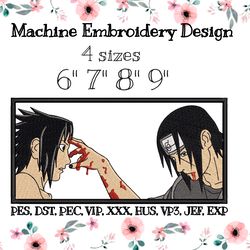 anime embroidery design kettlebell