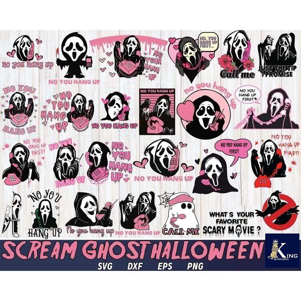 bundle Scream ghost halloween svg.jpg
