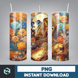 big star wars tumbler, star wars tumbler wrap, 20oz skinny tumbler, star wars sublimation, 20oz tumbler wrap, png (1)