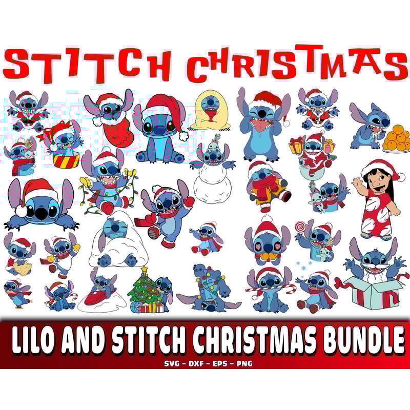 Lilo and Stitch christmas bundle svg.jpg