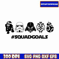 star wars squad goals svg on phoenixbundle, darth vader svg, mandalorian svg, svg for cricut, instant dowload