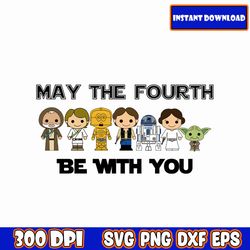 may the 4th be with you svg png sublimation, may the fourth png, dis ney star war png, galaxys edge png digital download