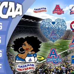 american university eagles bundle ncaa svg, ncaa svg, instant download