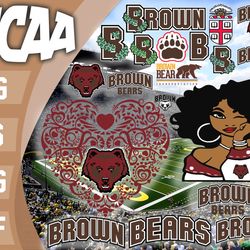 brown bears bundle ncaa svg, ncaa svg, instant download