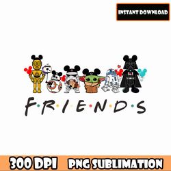 star wars friends svg, star wars friends vector, star wars cricut, star wars svg, star wars cut file, friends svg