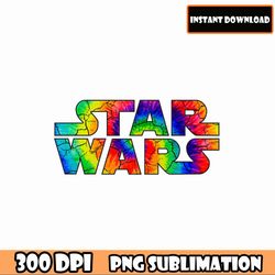 star wars logo retro tie dye svg, star wars files, star wars clipart, yoda svg,darth vader svg, instant download
