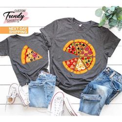 matching pizza t-shirt, pizza lover shirt, pizza t-shirt, pizza slice shirt, pizza slice for foodie, pizza family shirt,