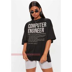 computer engineer geek unisex shirt, nerd shirt, programmer shirt, software engineer shirt, coding shirt, computer nerd
