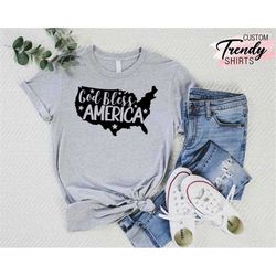 god bless america shirt, freedom shirt, 4th of july gift, patriotic family shirts, fourth of july, independence day shir