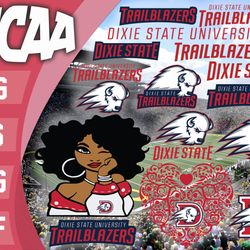 dixie state trailblazers bundle ncaa svg, ncaa svg, instant download