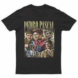 pedro pascal vintage t-shirt, actor pedro pascal shirt, pedro pascal tshirt, narco pedro pascal fans, pascal shirts, ped