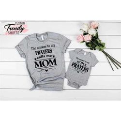 Mommy and Me Matching Set, Mothers T shirt, First Mother's Day Gift, Baby and Mama, Mothers Day Gift, Gift For Mom, Mom