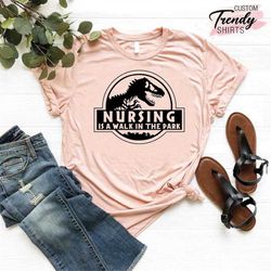 funny nursing shirt, nursing student gifts, nurse shirt funny, nursing school graduation gift, nursing is a walk in the