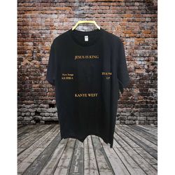 esus is king t-shirt kanye west, kanye west college dropout tee/ kanye west sweatshirt/ kanye west donda/ yeezy gap