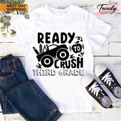 3rd grade boy shirt, third grade student gift, back to school boys shirt, third grade shirt for kids, first day of schoo