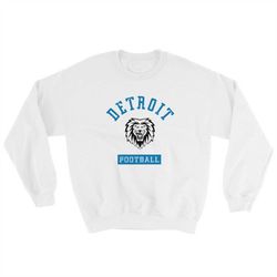 detroit football crew, lions, classic, matt stafford, unisex sweatshirt