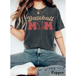 baseball mom tshirt, baseball mama shirt, baseball shirt, comfort colors tee, sports mom tees, mother's day shirt