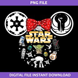 star wars disney png, minnie ears star wars png, disney png, star wars png digital file