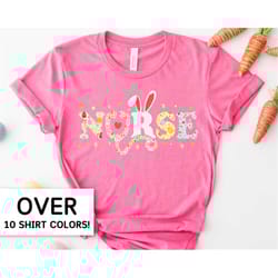 easter nurse bunny shirt, nurse tshirt for easter, nursing school t shirt for graduation, cute nursing school tee, gift