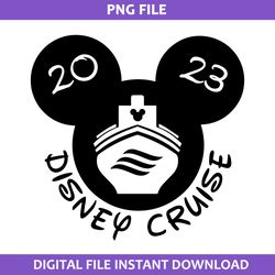 disney cruise 2023 png, mickey ears cruise png, mickey png, disney png digital file