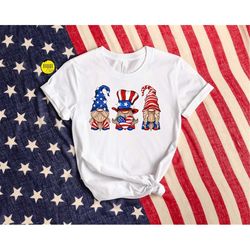 usa gnomes shirt, 4th of july gnomes shirt, american flag shirt, patriotic shirt, america shirt, happy fourth of july sh