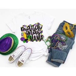 mardi gras shirt mardi gras mama retro truck purple yellow green fleur de lis t-shirt tee fun bourbon st laissez les bon