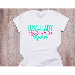lunch lady shirt squad tee t-shirt t shirt minimalist womens unisex elementary preschool kindergarten teacher faculty sc