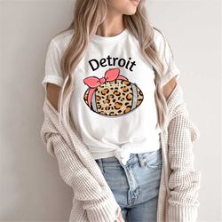 detroit football shirt game day shirt cheetah print game day vibes womens football shirt womens football tee sunday foot