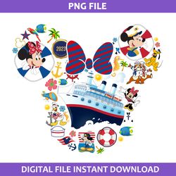 disney cruise 2023 png, disney family trip png, minnie cruise png, disney png digital file
