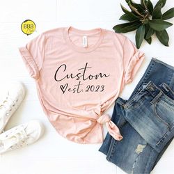 custom est. year shirt, grandma shirt, nana shirt, mama shirt, mother days gift, established year shirt