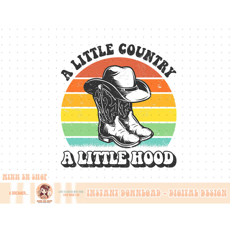 Little Country Little Hood Shirt Country Music Lover Western T-Shirt copy.jpg