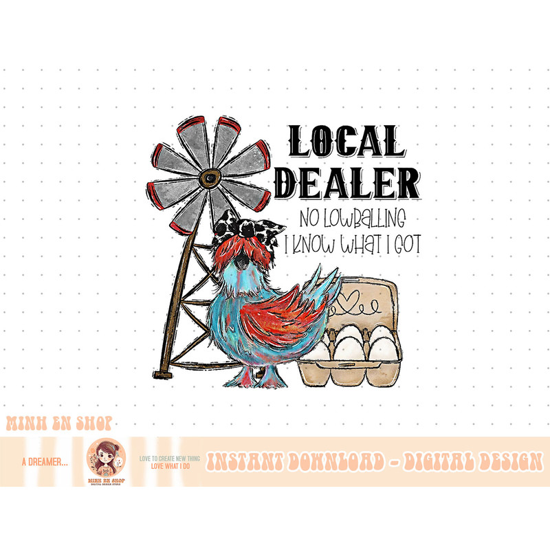 Local Egg Dealer Funny Chicken Easter Day Western Retro T-Shirt copy.jpg