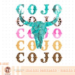 retro cojo bull skull music country 70s cowboys boots png