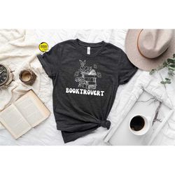 booktrovert shirt, bookish shirt, reading shirt, bookworm shirt, librarian shirt, positive shirt, book nerd shirt, funny