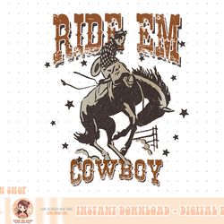 retro cowboy horsing ride em cowboy western country rodeo png
