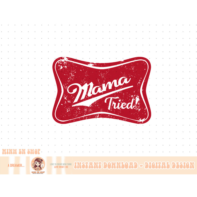 Retro Mama Tried Beer Mama Western Country Mom Drinking Gift T-Shirt copy.jpg