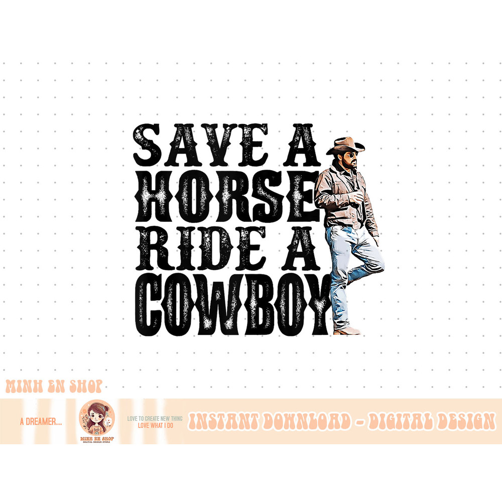 Retro Save A Horse Ride A Cowboy Western Country Cowboy Gift Tank Top copy.jpg