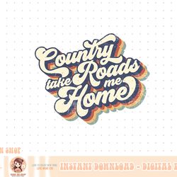 retro vintage country roads western country take me home png