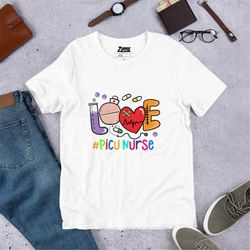 love picu nurse shirt, picu nurse shirt, picu nurse graduation gift, pediatric nurse shirt, pediatric icu shirt, future