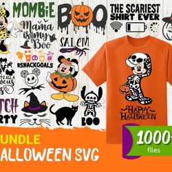 1000 file halloween svg, digital download