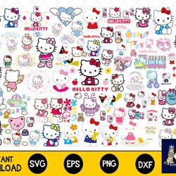 143 file hello kitty svg, digital download