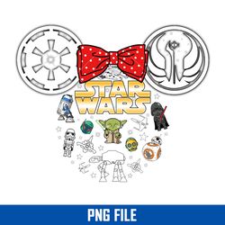 star wars disney png, minnie ears star wars png, disney png, star wars png digital file