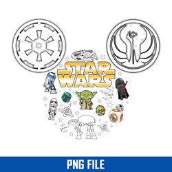star wars disney png, mickey ears star wars png, disney png, star wars png digital file