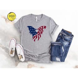 eagle american flag shirt, 4th of july shirt, merica shirt, patriotic shirt, veterans day shirt, holiday gift, eagle fla