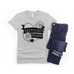 cute mom shirt tattooed mama ink mom unisex tee cute gift for her funny mother's day mom